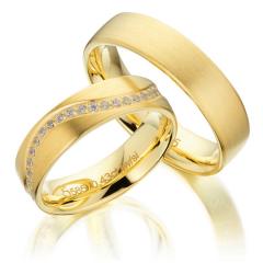 Simon & Söhne Oro amarillo - Los anillos de boda